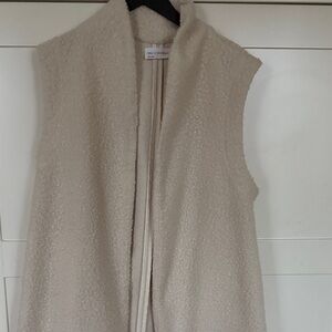 Anthropologie Cream Teddy Jacket